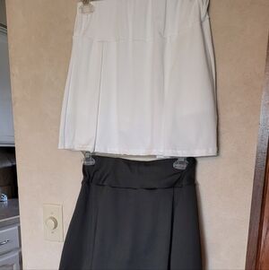 Skorts Never Worn In White and Black Women's Small